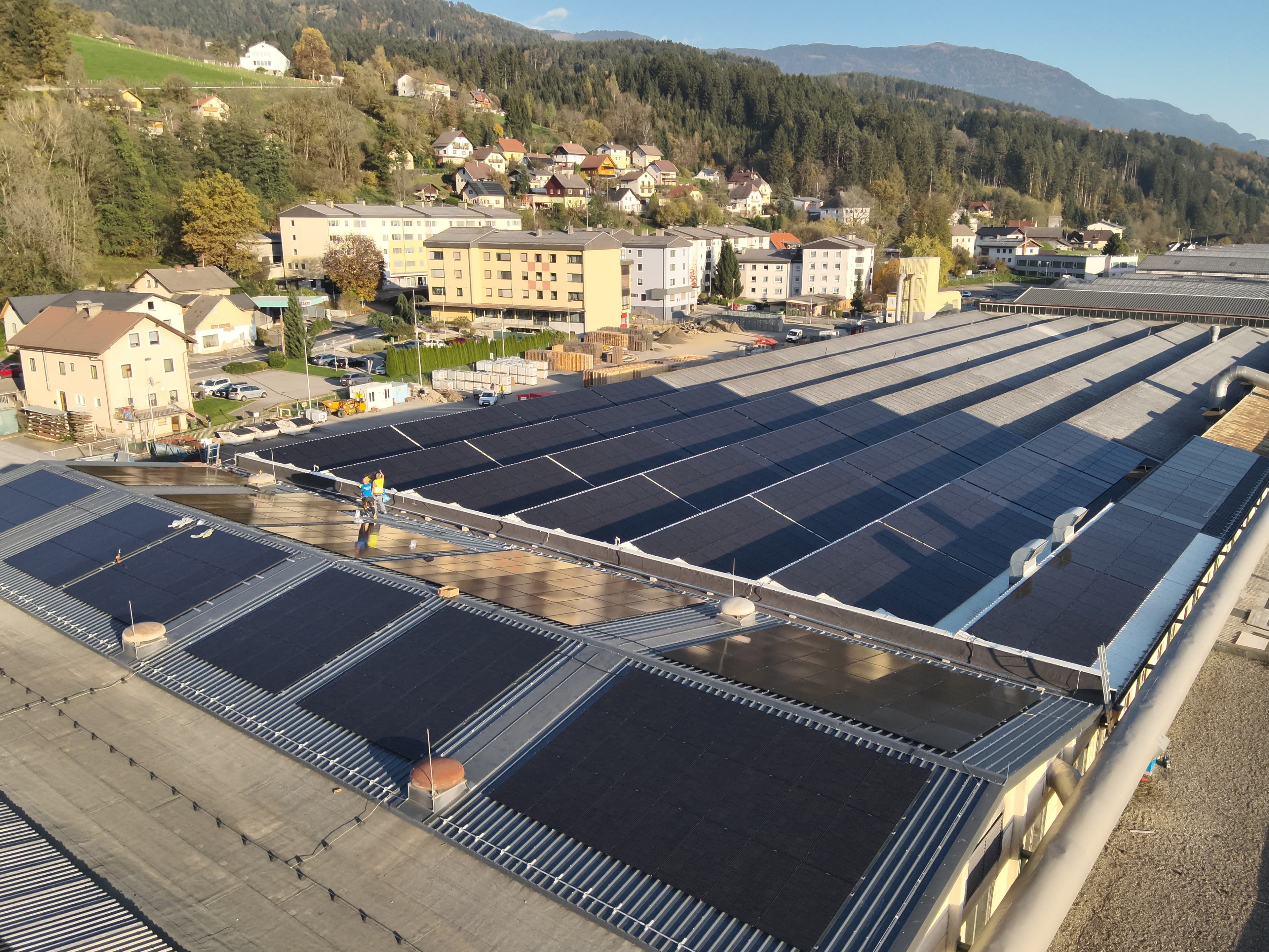 400 kWp Industrie-Photovoltaikanlage